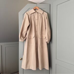 Givenchy Vintage Nouvelle Boutique Beige Button-Up trench